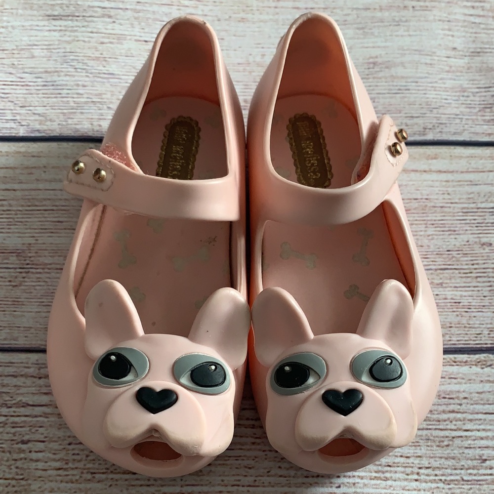 Mini Melissa pink dogs